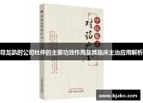 尊龙凯时公司杜仲的主要功效作用及其临床主治应用解析